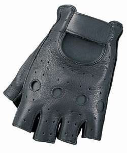 Fingerless Motorcycle Leather Gloves  