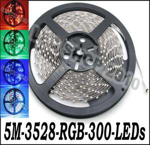   5M 3528 RGB NO Waterproof Flexible Strip 300 LED 60leds/M Light  