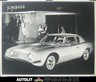 1963 Studebaker Avanti Showroom Picture Poster  