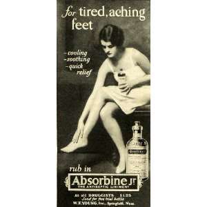   Absorbine Jr Antiseptic Liniment   Original Print Ad
