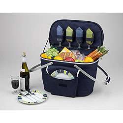 Picnic at Ascot Collapsible Insulated Picnic Basket  