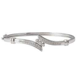 Sterling Silver 1ct TDW Diamond Bracelet (J K, I3)  Overstock