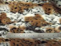 FF68 Faux Fur Tiger Craft Fabric Material per Meter  