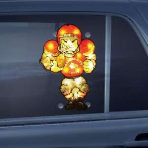    Kansas City Chiefs NFL Two Sided Light Up Car Window Decoration (9 