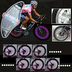 Bike and Motorcycle 64 pattern LED Spoke Wheel Light  Overstock