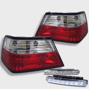 Eautolight Mercedes Benz E Class W124 Red Clear Rear Tail Light Lamps 