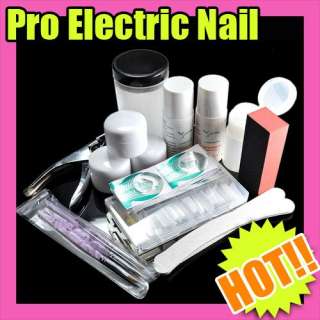 profession full kit nail art set acrylic UV Gel S175  