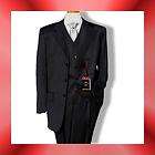 now calculate $ 350 carlo lusso 50l mens black pinstriped two button 
