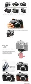   Leather Camera Half Case Bag HC X100 (Black) for Fujifilm FinePix X100