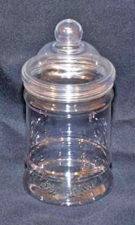 PLASTIC VICTORIAN STYLE CANDY SWEET JAR WITH SCREW ON LID 500ml OR 