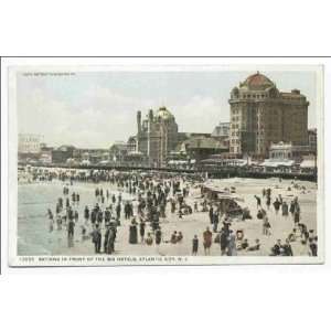   front of the Big Hotels, Atlantic City, N. J 1898 1931