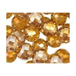  Topaz AB Crystal Micro Faceted Round 12mm Beads Arts 