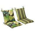   Outdoor Green/ Brown Tropical Round Chair Cushion  Overstock