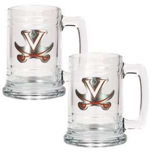   University of Virginia Cavaliers Set of 2 Beer Mugs