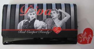 Love Lucy Lucille Ball & Ethel Wallet Checkbook NEW!  