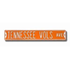   VOLS AVE AUTHENTIC METAL STREET SIGN (6 X 36)
