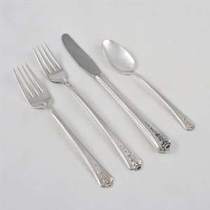   Edwards, Silverplate 4 PC Setting, Viande/Grille Size, Modern Blade