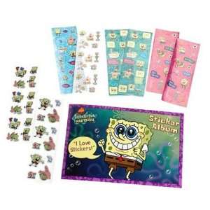   Nick Jr Spongebob Sticker Album  105 stickers & 1 Album: Toys & Games