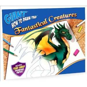  Giant How to Draw Pad Fantastical Creatures 