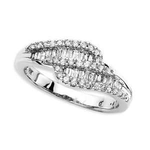   Round and Baguette Cut Diamond Fashion Ring: Katarina: Office Products