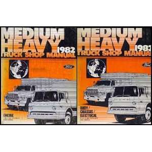    8000 Medium/Heavy Truck Repair Shop Manual Set Original: Ford: Books