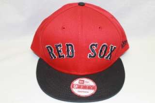 BOSTON RED SOX NEW ERA NCAA SNAPBACK HAT CAP REVERSE  