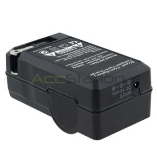 Battery charger with foldable AC plug DC Cigarette lighter adapter 