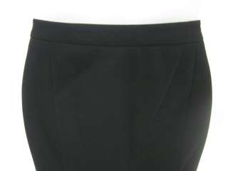 BCBG MAX AZRIA Black Straight Knee Length Skirt Sz 8  