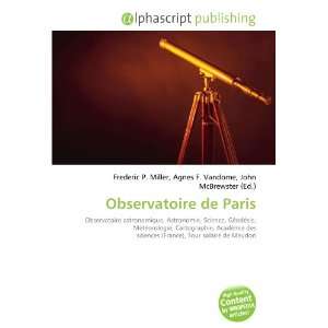  Observatoire de Paris (French Edition) (9786132738974 