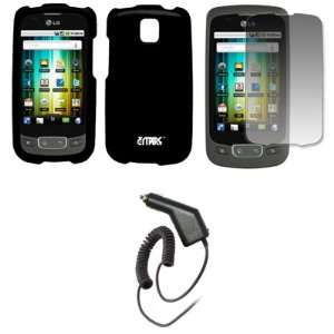   Screen Protector + Car Charger (CLA) for T Mobile LG Optimus T P509