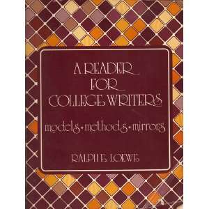   for college writers Models, methods, mirrors (9780137535828) Books