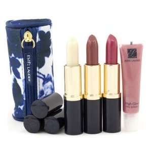 : Lip Color Set: 2x Pure Color Lipstick #117, #188 + High Gloss + Lip 