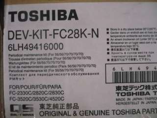 New OEM Genuine Toshiba DEV KIT FC28K N 6LH49416000  
