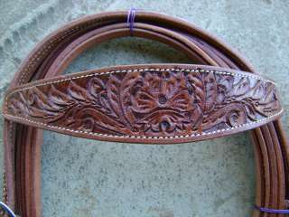 TACK LOT OF 3 LEATHER WESTERN COWBOY BILLY COOK TOOLED HEADSTALL 