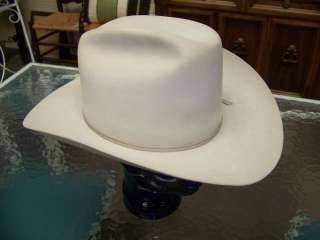 STETSON Western Cowboy Hat 10X Beaver JBS Pin Silver Lebmans Barn 
