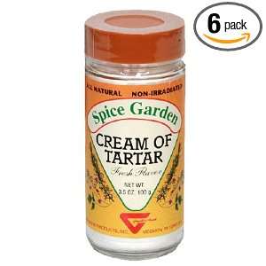 Spice Garden Cream of Tartar, 3.5 Ounce Jar (Pack of 6)  