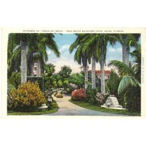  Entrance to Treasure Trove (2485 South Bayside Avenue)   Miami Florida