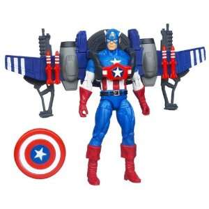  Marvel Captain America Air Raid With Glider 2: Toys 