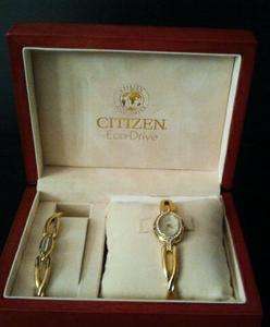 Ladies Citizen Eco Drive Watch & Bracelet Set  