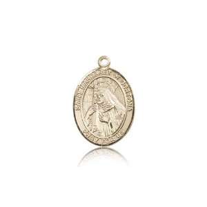 14kt Gold St. Saint Margaret of Cortona Medal 3/4 x 1/2 Inches 8301KT 