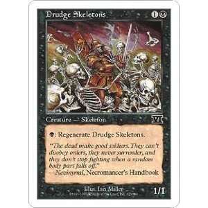 Drudge Skeletons Playset of 4 (Magic the Gathering  6th Edition #123 