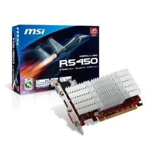 MSI R5450 MD512D3H/LP Radeon 5450 512 MB DDR3 DVI I/HDMI 