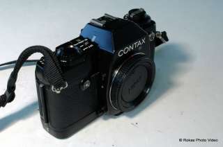 Contax 137 MD Quartz camera body only C/Y lenses  