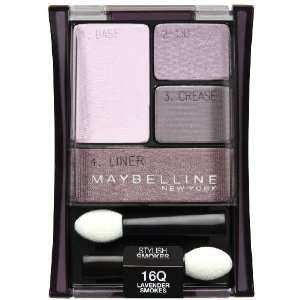 Maybelline New York Expert Wear Eyeshadow Quads, 16q Lavender Smokes 