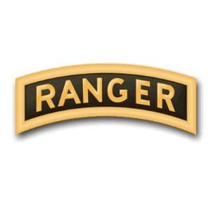  United States Army Ranger Tab Decal Sticker 3.8 6 Pack 