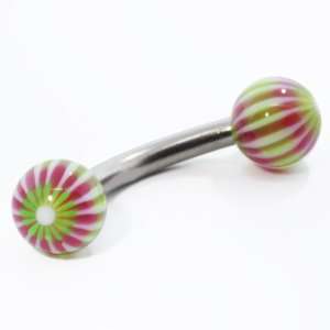    Watermelon Candy Ball Belly Button Navel Ring Body Jewelry Jewelry
