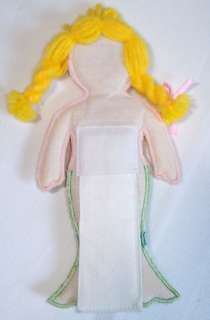 Rosalina Paper Dolls Mermaid Dress N Play Puppet VGUC Cloth Paperdolls 