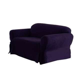   Suede New Sofa Loveseat Arm Chair Slip Cover Couch 7 Colors  
