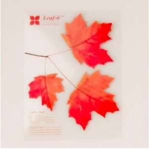  Large Maple Leaf Sticky Note, Red