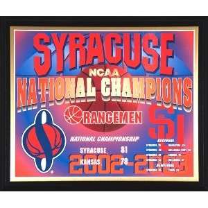  Syracuse Orange 2003 NCAA Basketball Champions Sports 